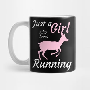 Just a girl who loves running Mug